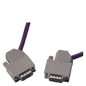 Siemens Plug-in cable 830-1T, 2 D-sub connectors, 9-pole