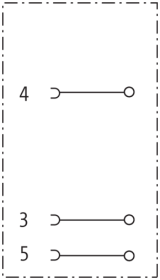 Murr M12 Connector, female 0°, 3-pole, c/s 0.5 - 1mm²