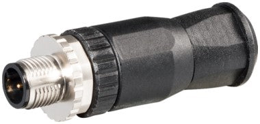 Murr Terminal, self-wireable, M12 male 0°, 5-pole, Ø2.5-8mm