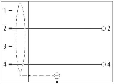 Murr Screw terminal, M12 male 90°, 2-pole, c/s 0.25-0.5mm²