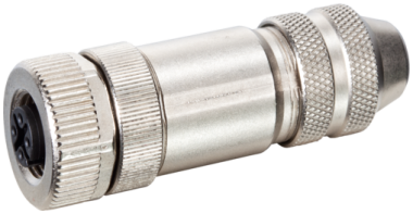 Murr Screw terminal, M12 female 0°, B-code, cable Ø 6-8mm