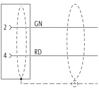 Murr Screw terminal, M12 female 0°, 2-pole, cable Ø 6-8mm