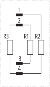 Murr Bus terminating plug for profibus, M12 male, 4-pole