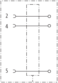 Murr M12 Connector, female 0°, 3-pole, c/s 0.25 - 0.34mm²