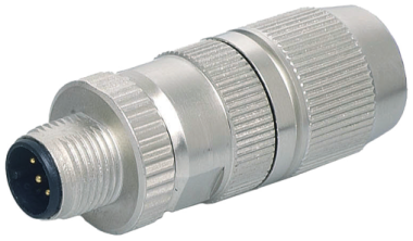 Murr M12 Connector, male 0°, 4-pole, ethernet, 0.14 - 0.34mm² Murrelektronik