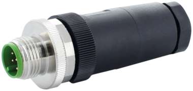 Murr Screw terminal, field-wireable, M12 male 0°, 8-pole