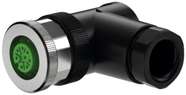 Murr Screw terminal, M12 female 90°, field-wireable,  8-pole