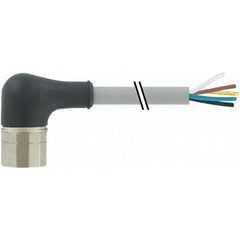 Murr M23 female 90° with cable, grey, 19-pole, 5m Murrelektronik