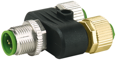 Murr T-coupler M12 male / M12 female 0°, 5-pole