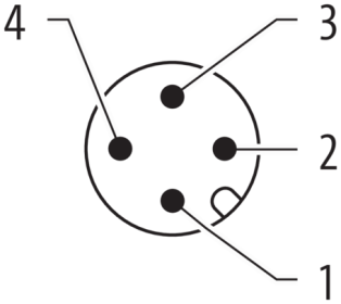 Murr T-coupler M12 male / M8 female 0°