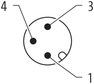 Murr T-coupler M12 male / M8 female 0°, parallel circuit