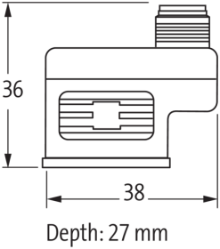Murr M12 Adaptor on top of MSUD valve plug, 5-pole
