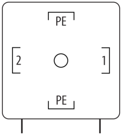 Murr M12 Adaptor on rear of MSUD valve plug, 3-pole