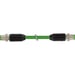Murr M12 male 0°/male, 0°, shielded, ethernet, 4-pole, 10m
