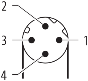 Murr M12 male 90°/male, 90°, shielded, ethernet, 20m