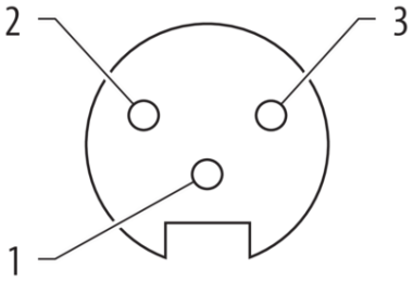 Murr Screw terminal, female 0°, 7/8'' field-wireable, 3-pole