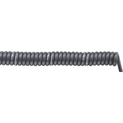 Lapp Spiral H07BQ-F Retractable coiled cable, black, 4G 1.5mm²