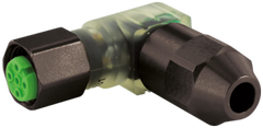 Murr M12 Connector, female 0°, 4-pole, c/s 0.24 - 0.5mm² Murrelektronik