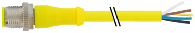 Murr Plug connector, M12 male 0° with cable AIDA, 5-pole, 5m Murrelektronik