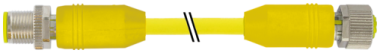 Murr M12 male 0° / M12 female 0° A-coded, 5-pole, 35m