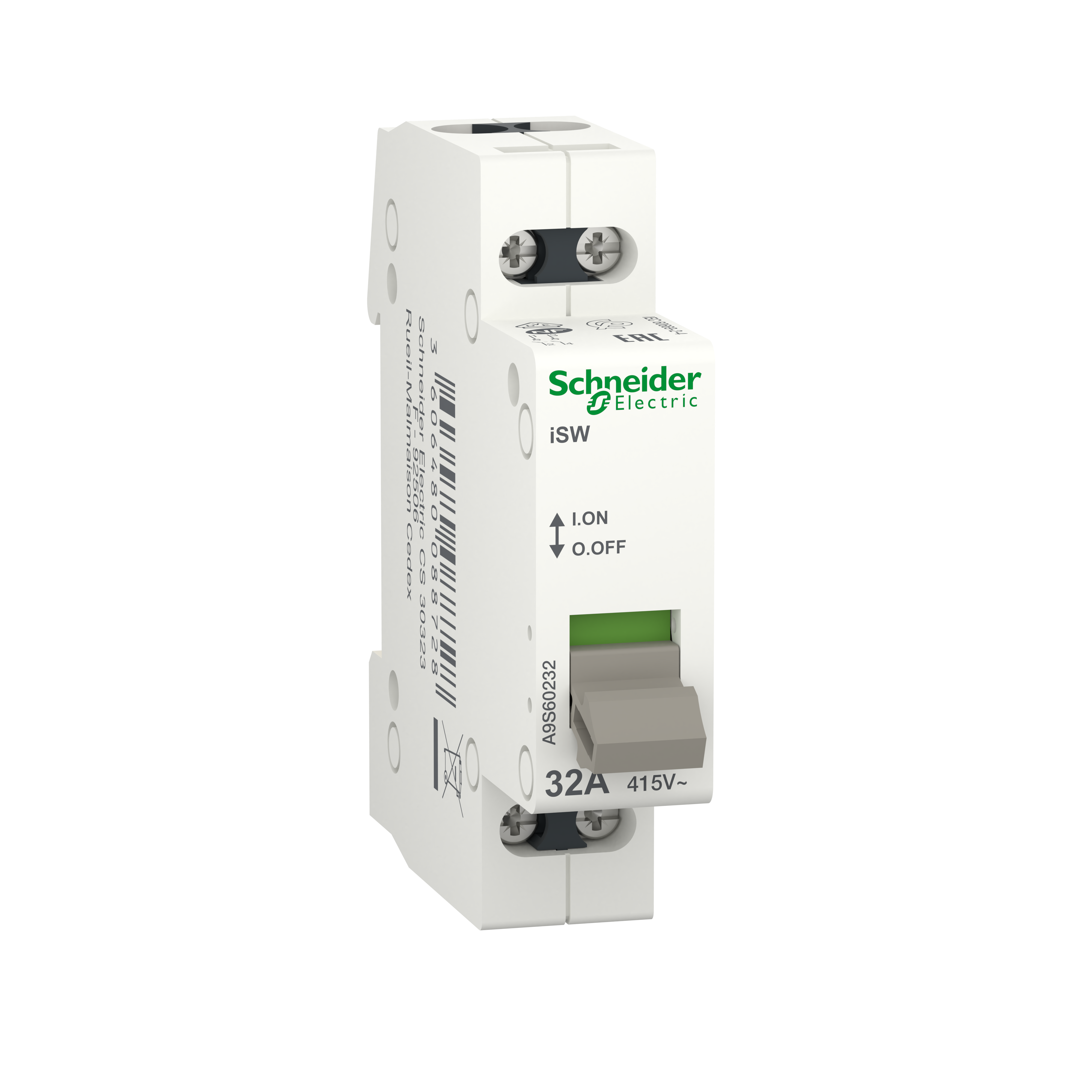 Schneider Circuit breaker, 2-pole, 415V, 32A
