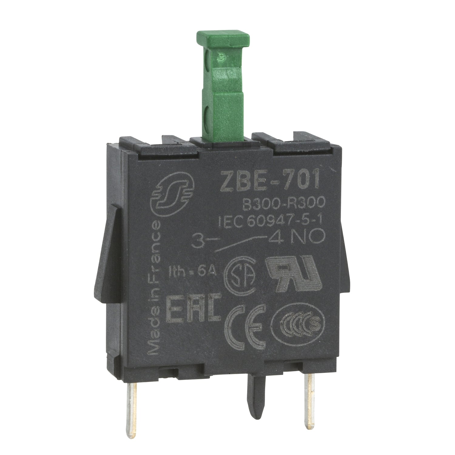 Schneider Single contact block, standard contacts, 1NO