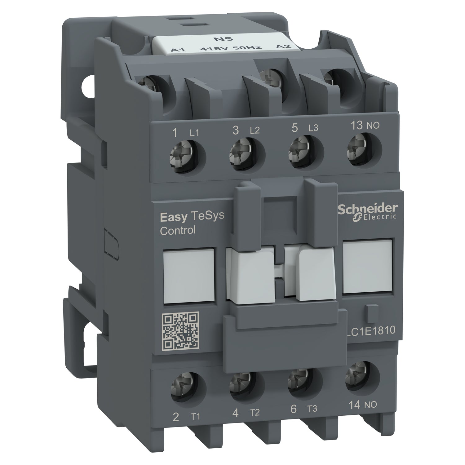 Schneider Contactor, 3-pole, 3NO, 415VAC coil, 18A