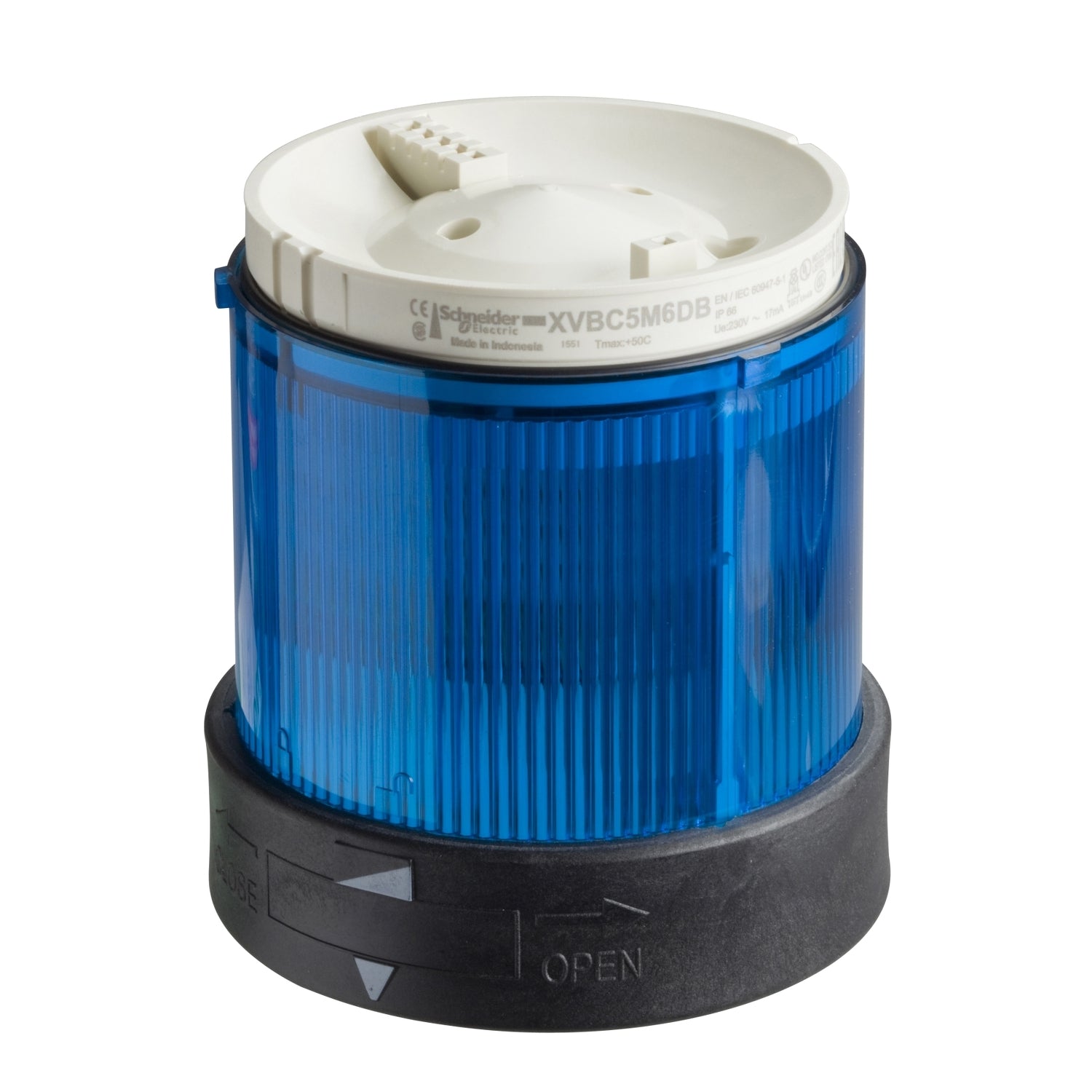 Schneider Illuminated unit for tower lights, blue, Ø 70