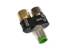 Murr T Coupler slimline, M12 male/female 0°, 4-pole