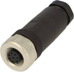 Pilz Plug-in connector, screw, 8-pin, straight, M12