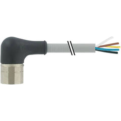 Murr M23 female 90° with cable, 19-pole, 10m