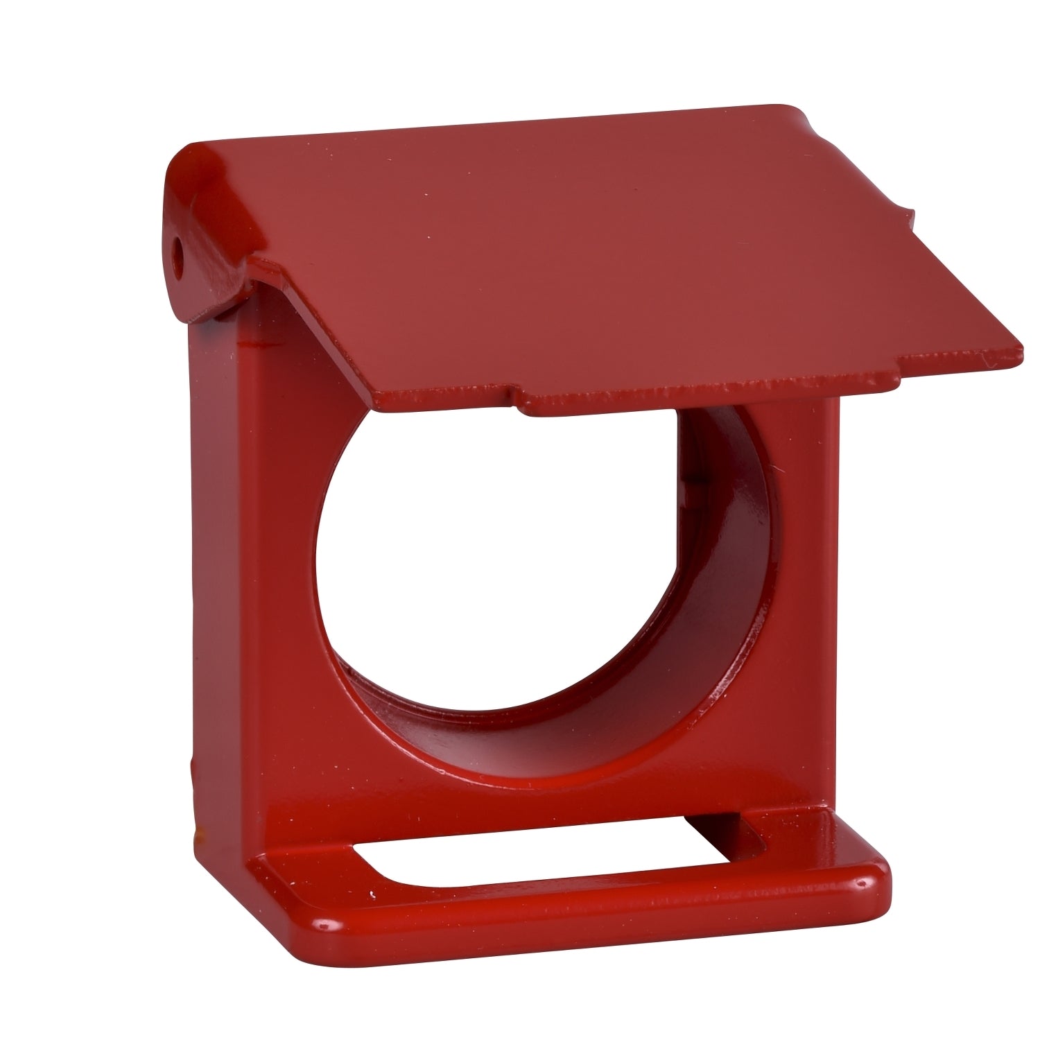 Schneider Padlockable flap for flush pushbutton, red