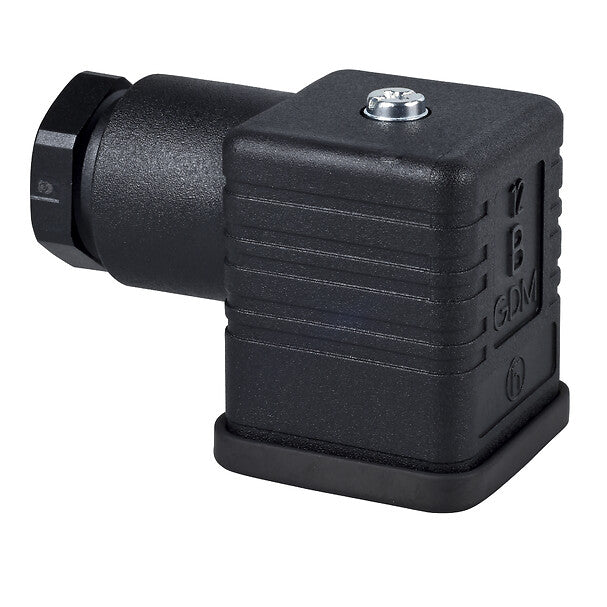Schneider Elbowed connector, female, 4-pin, PG11, 16A