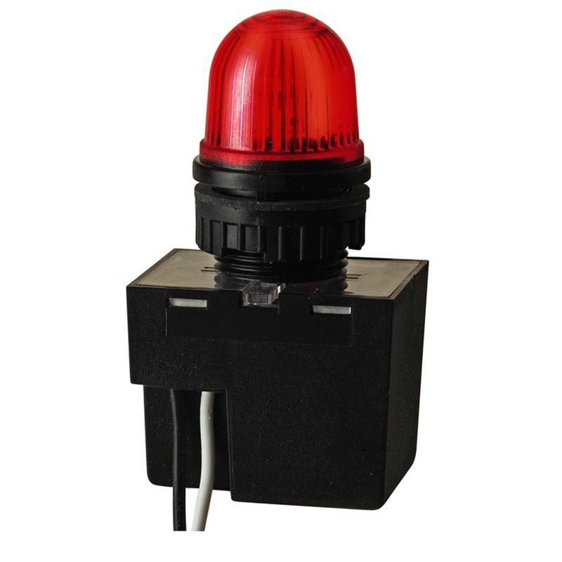 Werma Flashing beacon, red, 24VDC, 29 x 80mm