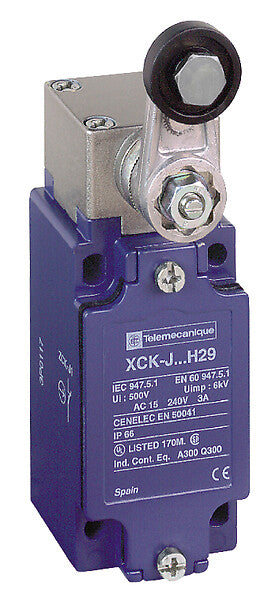 Schneider Limit switch, snap action, M20, 1NC+1NO, 2-pole