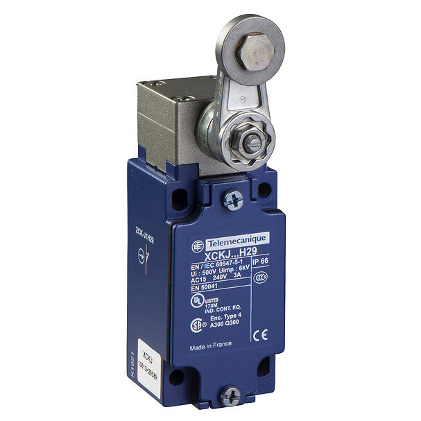 Schneider Limit switch, snap action, fixed, 2-pole, M12, 1NC + 1NO