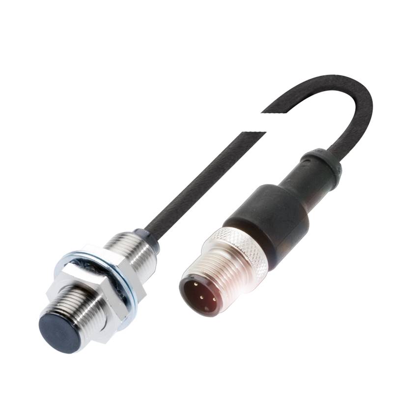 Balluff Inductive standard sensor, PNP, NO, M12, flush, M12 3-pin