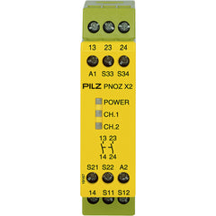 Pilz Safety relay, 1/2-channel wiring, 2NO, screw, 24VAC/DC