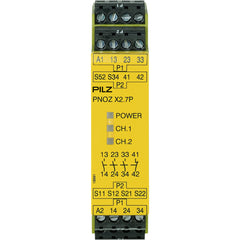 Pilz Safety relay, 3NO+1NC, 24 - 240VAC/DC, 6A
