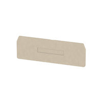 Weidmuller Partition plate, dark beige, 34.85 x 104.35 x 2mm