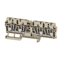 Weidmuller Feed-through terminal, dark beige, 800V, 32A