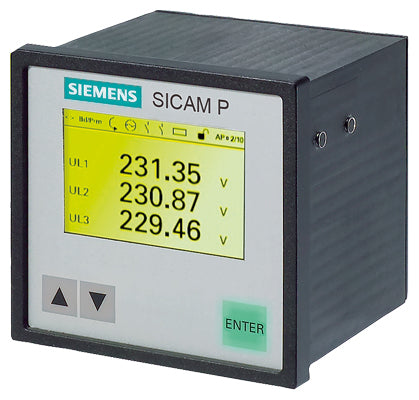Siemens Power meter SICAM P50 direct-display, 96 x 96 mm