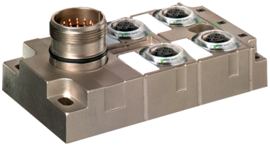 Murr MVP, metal, connector exit frontside, 4xM12, 5-pole Murrelektronik