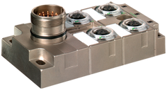 Murr MVP, metal, connector exit frontside, 4xM12, 5-pole Murrelektronik