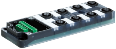 Murr Distribution block, basic housing, 8x M12, 4-pole, PNP