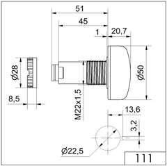 Werma Electronic buzzer, continuous/pulse tone, 80dB, 24VDC