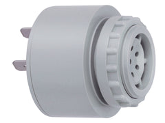 Werma Electronic buzzer, continuous tone, grey, 90dB, 12VDC