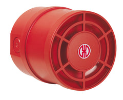 Werma Multi-tone sounder, 32 tone, red, 112dB, 9 - 28VDC
