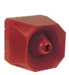Werma Multi-tone sounder, 42 tone, red, 120dB, 115 - 230VAC