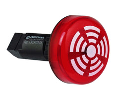 Werma LED Buzzer, continuous tone, red, 80dB, 230VAC